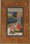 Couple on Terrace With Musician - I