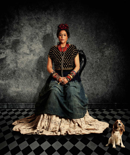 Itzcuintli Dog with Me (Saloni Puri), 2012, Rohit Chawla, Internal - Artisera